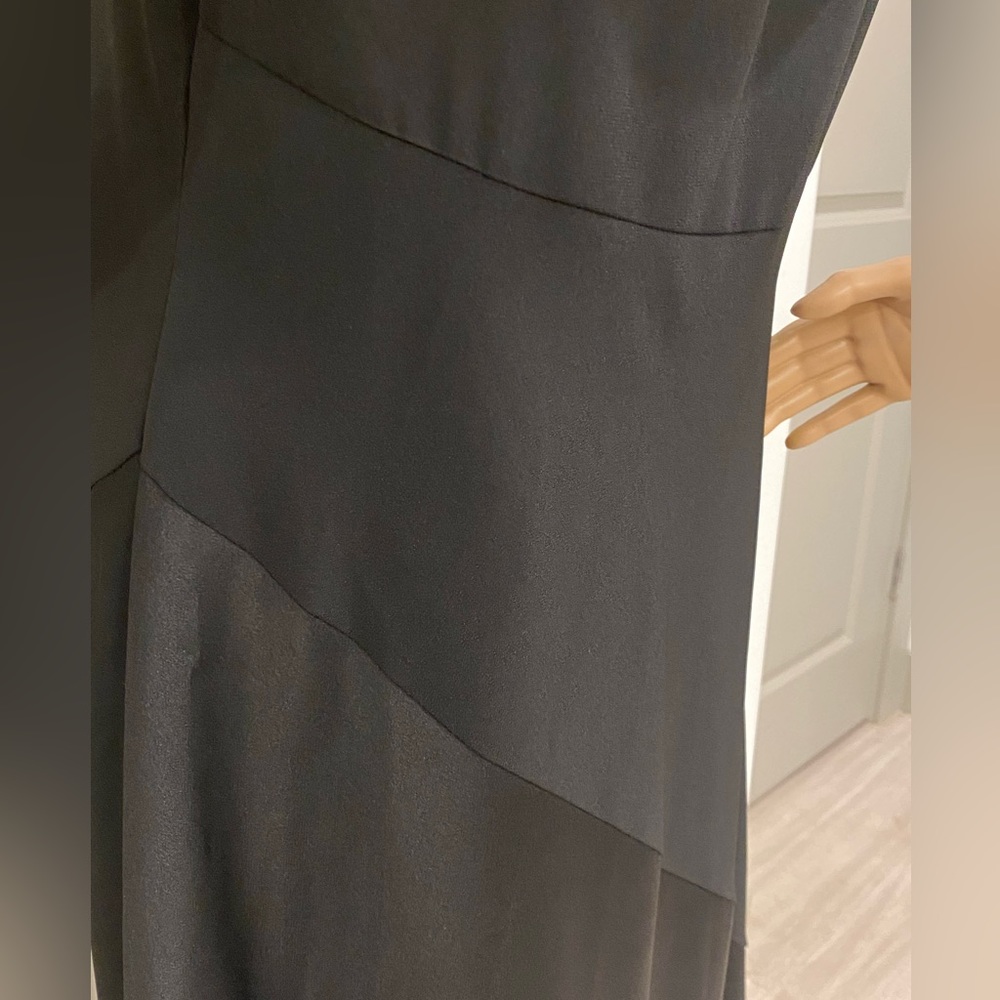 Talbots Petite Drape Neck Cocktail Dress, Size 12P - Picture 5 of 5